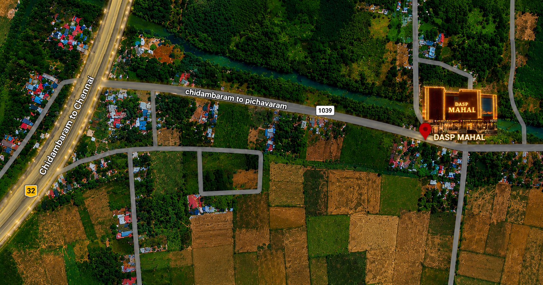 DASP MAHAL Location Map